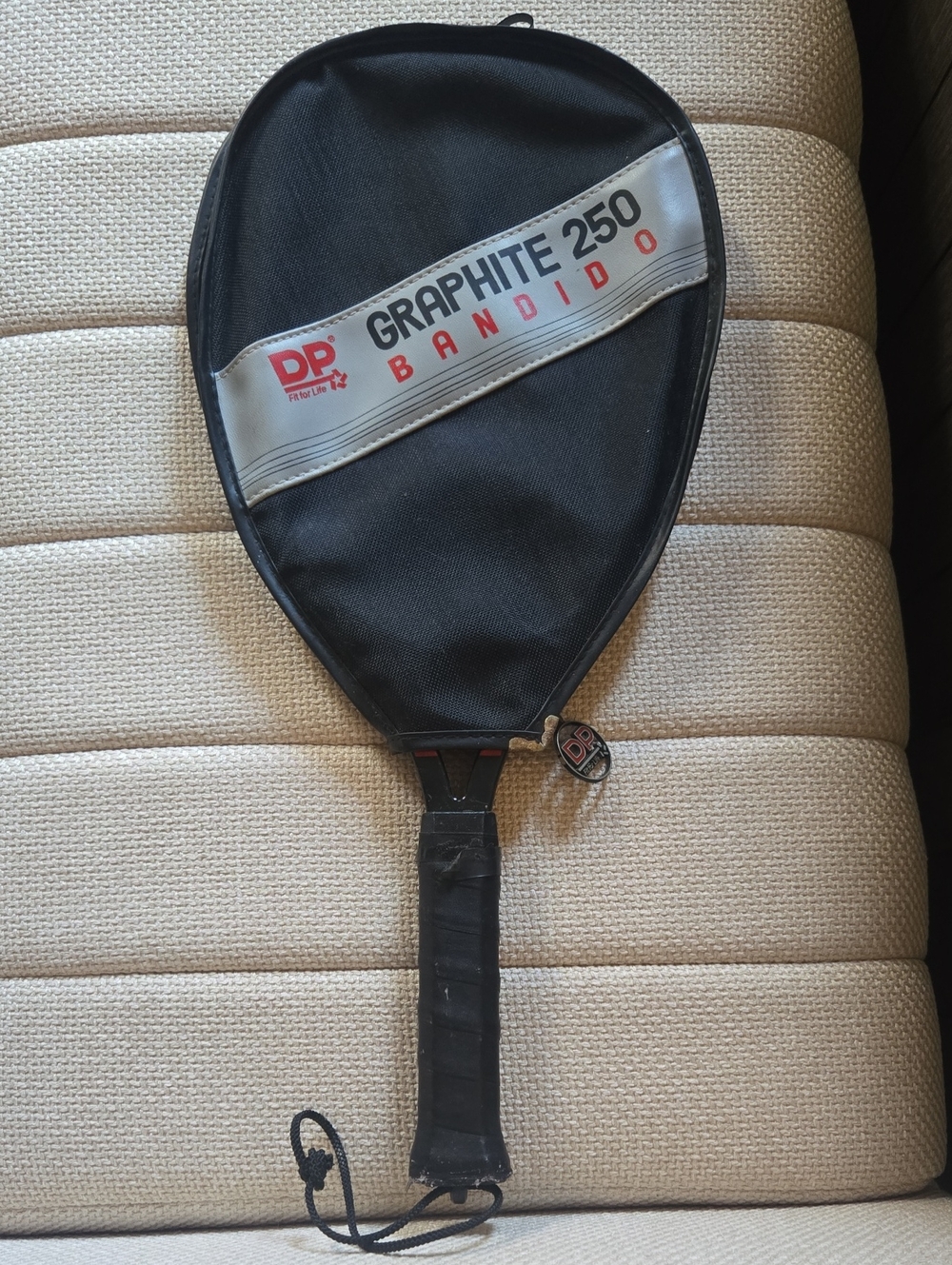 DP Fit For Life Graphite 250 Bandido Rachetball Rachet With Cover - DP